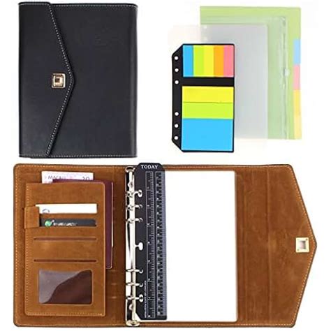 Agenda rechargeable en cuir .